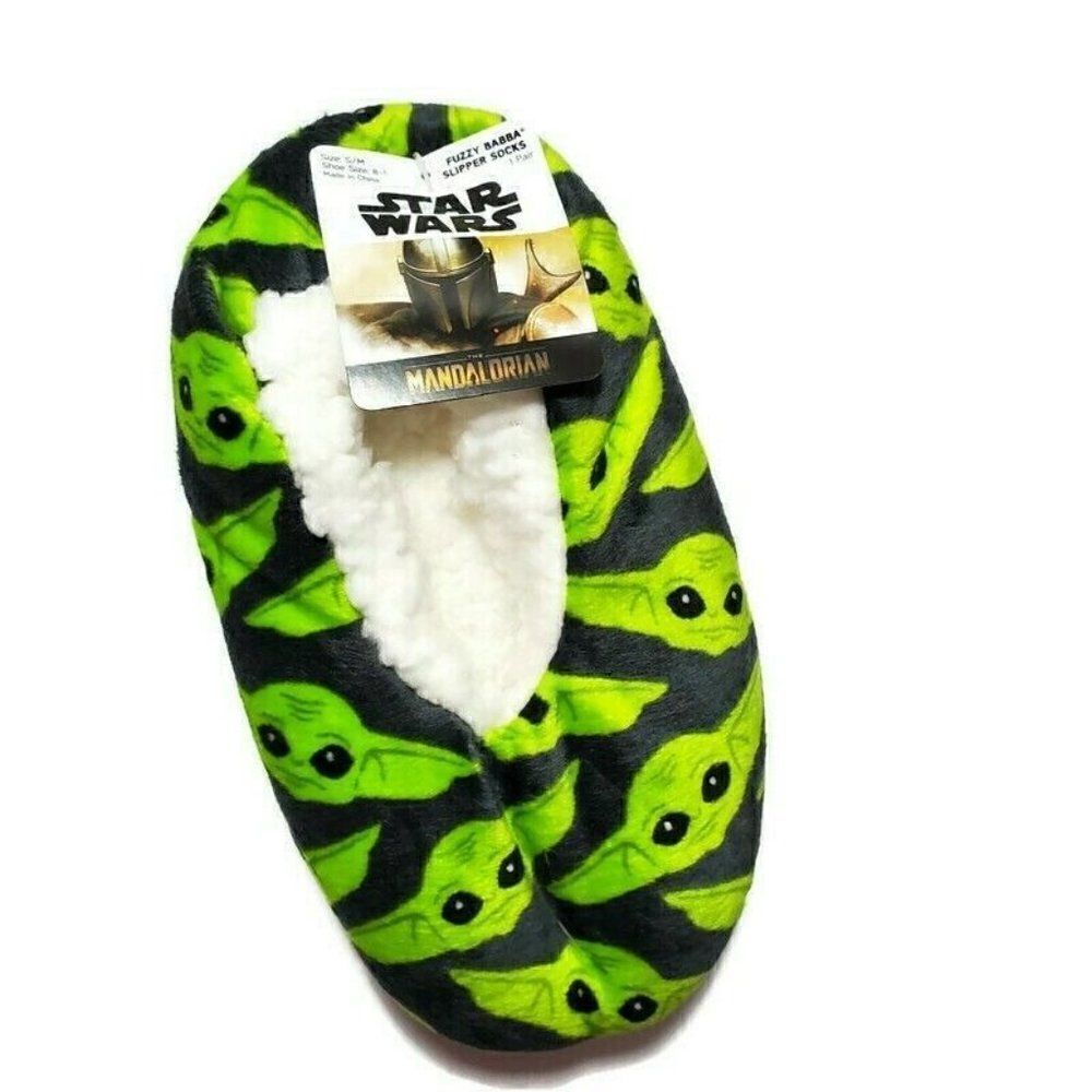 Star Wars Mandalorian Baby Yoda Slipper Socks S/M‎